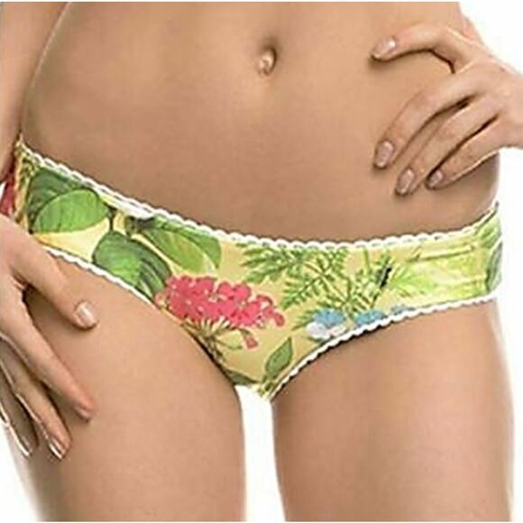 Isabella Rose Sweet Surrender Bikini  Yellow Floral Tropical Women's size Small - Picture 3 of 7